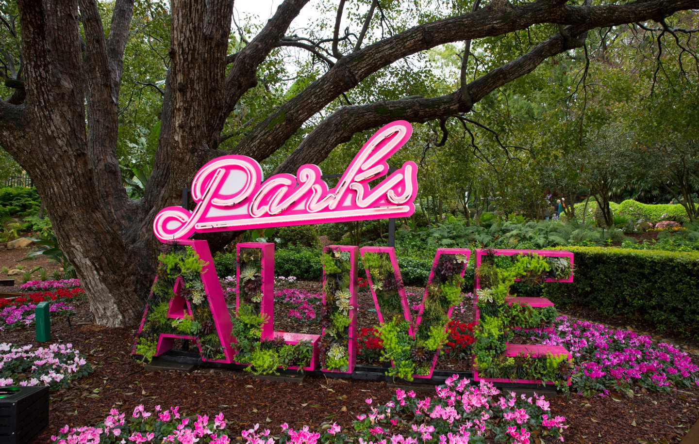 Parks Alive Sign